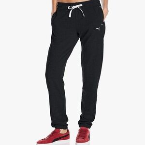NWT - PUMA Lightweight French Terry Women's Sweatpants in Black